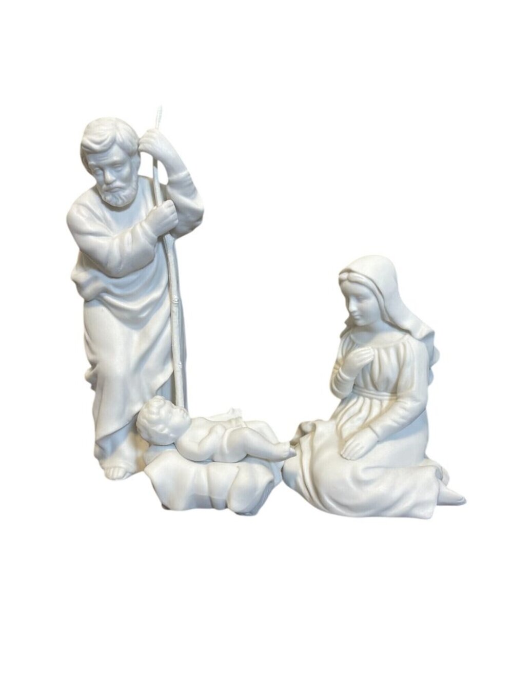 1981 VTG Avon Holy Family Nativity Collectibles 3 Porcelain Figurines - Excellen